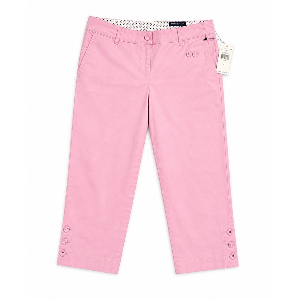 NWT Talbot's Perfect Crop Pant Pink - Picture 2 of 2
